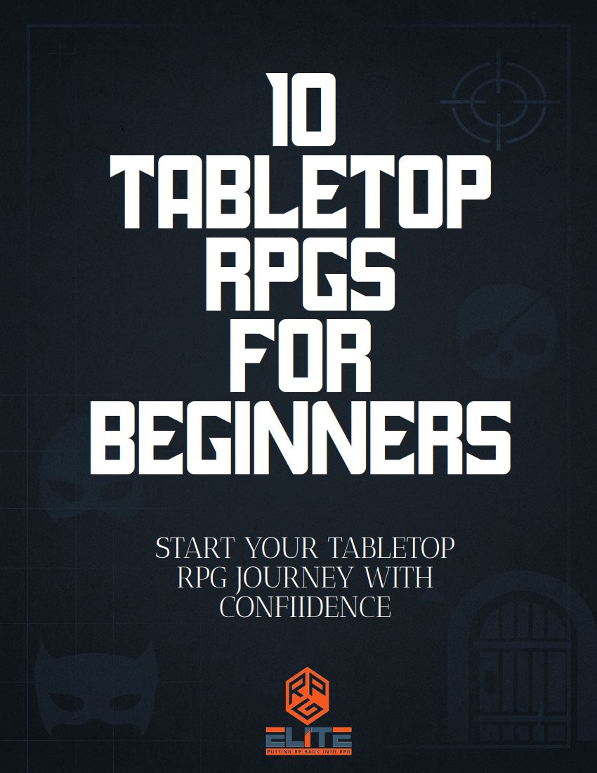 RPG Elite's Top 10 Tabletop RPGs For Beginners