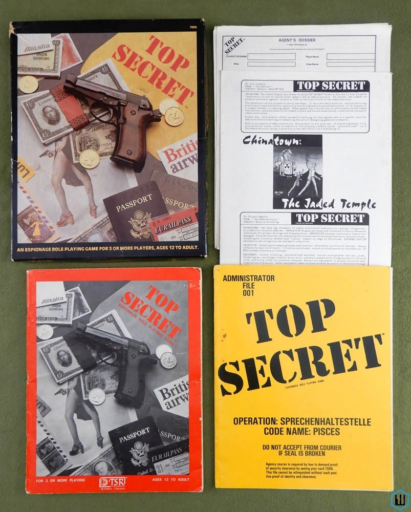 Top Secret 1e Boxed Set Contents